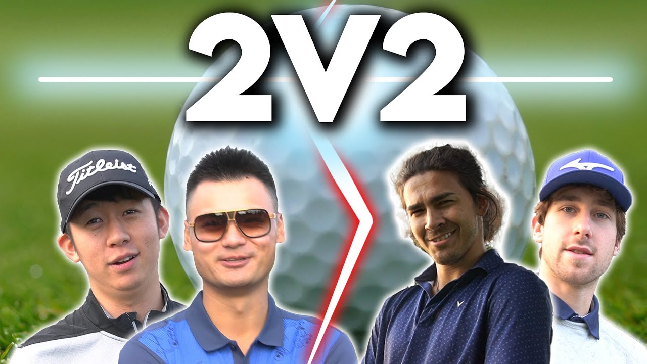 4 Amateurs Try To Play Golf! - 2v2 - 5 Hole Golf Match Play! - YouTube