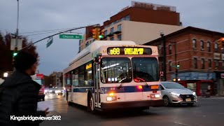 MTA New York City Bus: 2013 New Flyer C40LF CNG 670 on the B68 Bus to Coney Island.