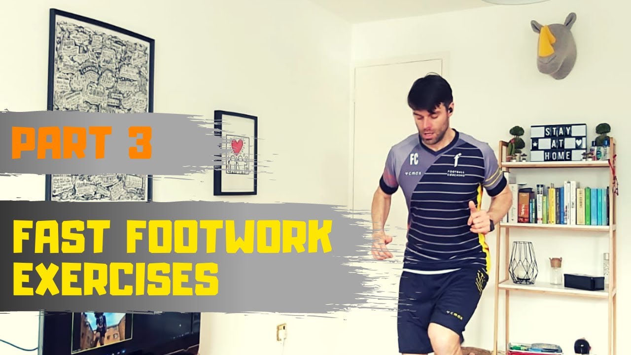 Fast Footwork Exercises Part 3 Speed agility Coordination