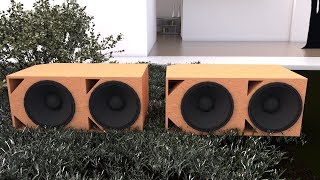 Box Plan Pro Outdoor Subwoofer Dual 18