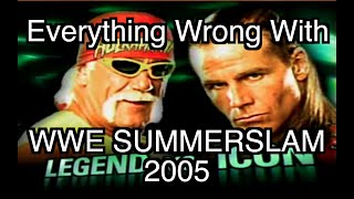 Everything Wrong With Wwe Summerslam 2005