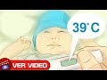La mejor manera de bajarle la fiebre a un niño - YouTube