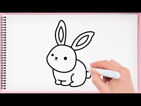 How To Draw A Rabbit Step By Step 🐰 Bunny Drawing Easy - YouTube