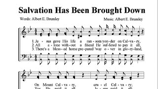Salvation has been brought down SATB