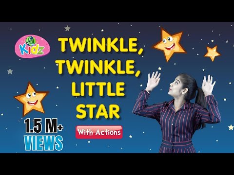 Twinkle, Twinkle, Little Star| English Rhyme | Favourite English Kids Song | Animated Poem | Anikidz