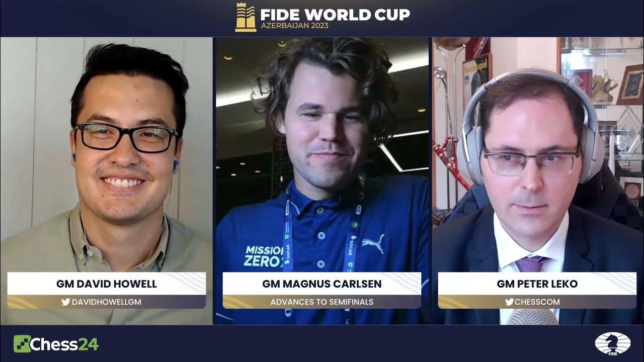 Production vs Magnus Carlsen Aftermantch interview FIDE Chess World Cup  Final 2023 
