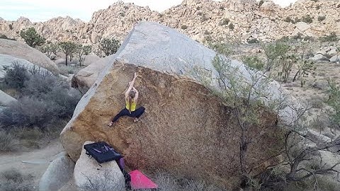 Flat Face Left (V3) Send - Joshua Tree
