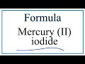 Mercury(II) Iodide and Iodine Concepts