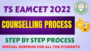 Ts eamcet counselling process 2022 | step by step explanation #tseamcet2022 #eamcetcounselling