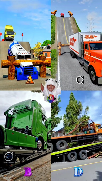 KEREN‼️Truk Trailer,Truk Towing,Truk Tronton🔥 #automobile #trukoleng #amazing #truk #truck #video