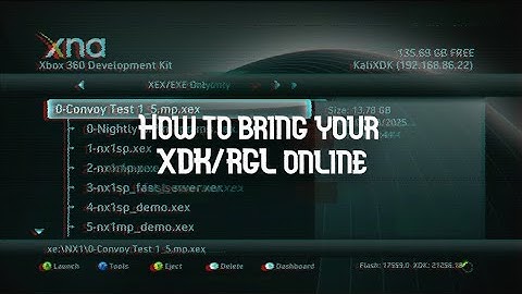 How to bring your RGL/XDK online
