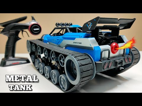 RC Fastest Electric Metal Tank VS Biggest Powerful RC 6x6 Monster Offroading Truck - Chatpat toy