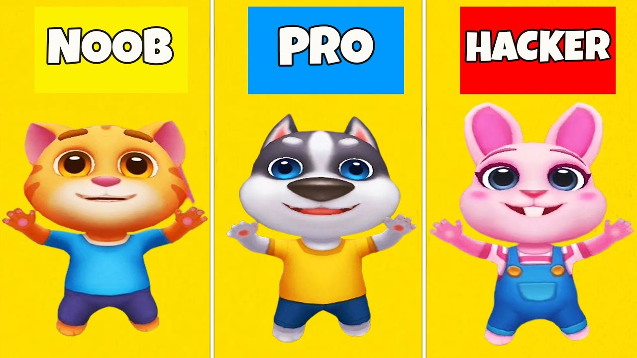 RUNNING PET: DEC ROOMS - NOOB vs PRO vs HACKER