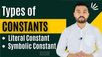 Constant-Literal & Symbolic Constant in Urdu/Hindi