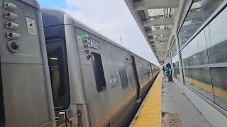 LIRR Train to Penn Station Arriving at Hicksville Station