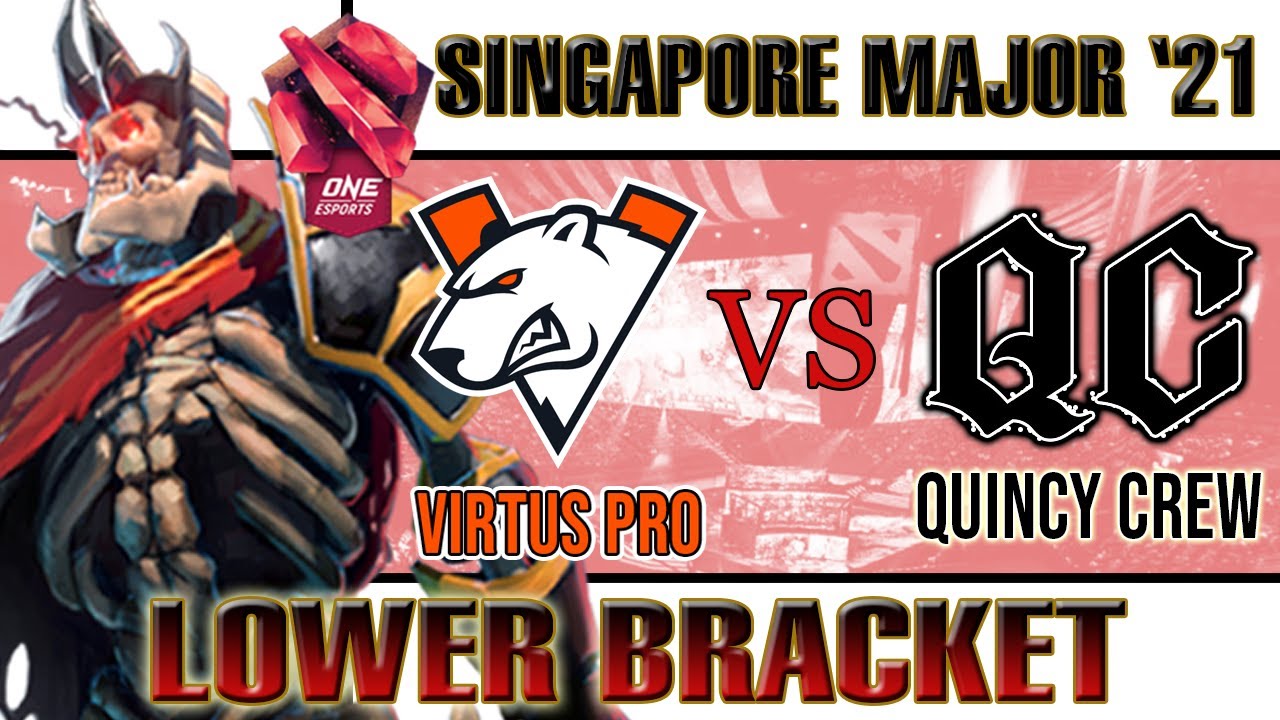 VIRTUS PRO VS QUINCY CREW - ELIMINATION RD LOWER BRACKET - SINGAPORE MAJOR DAY 6 DOTA 2 HIGHLIGHTS