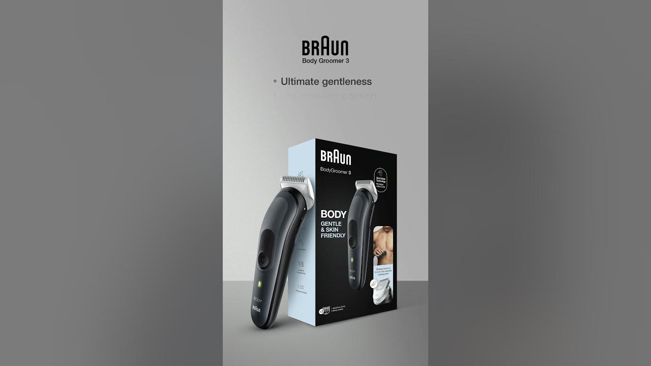 Braun Body Groomer 3, Effortless Grooming at Home, Braun India