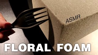 ASMR Playing with Floral Foam (NO TALKING)