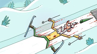 Skiing Gnomes Greatest Trick 😂 | Cartoon Box 380 | By Frame Order | Hilarious Cartoons