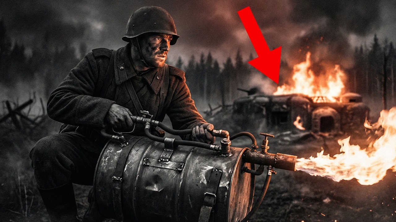 Немцы 3 дня искали «призрачный» огнемёт — он был из бочки и выжигал доты за минуты ночью