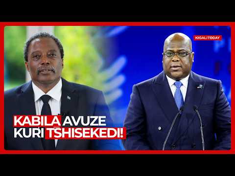 JOSEPH KABILA YATUMYE ABANTU BIBAZA IBY’EJO HAZAZA HA RDC! Ibyo Anenga Tshisekedi