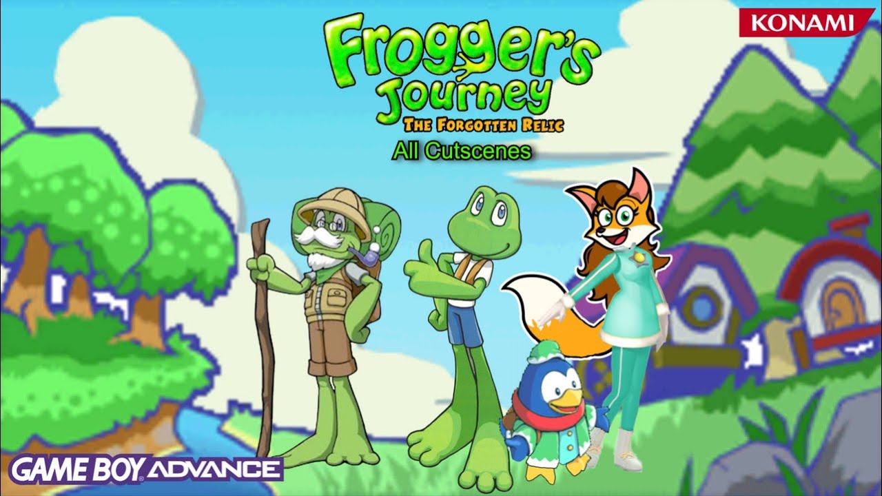 Frogger’s Journey: The Forgotten Relic (Game Boy Advance) - All Cutscenes (Full Movie)