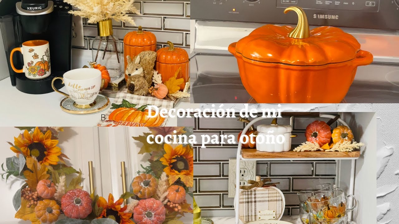 Ideas para decorar tu cocina para otoño 🍁🍁🍁