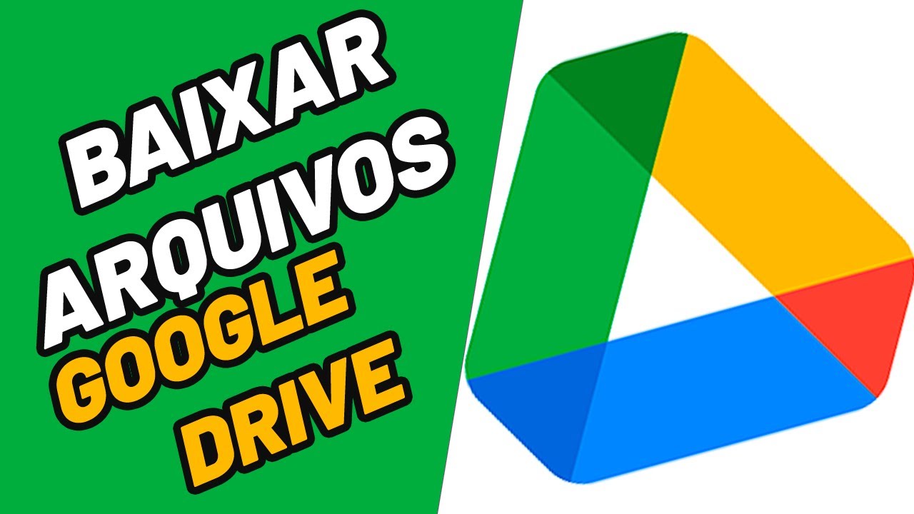 Como baixar arquivos no google drive youtube