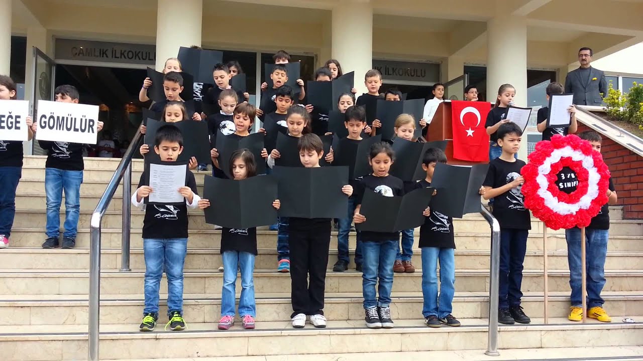 Çamlık ilkokulu 3B sınıfı 10 KASIM oratoryosu. ..