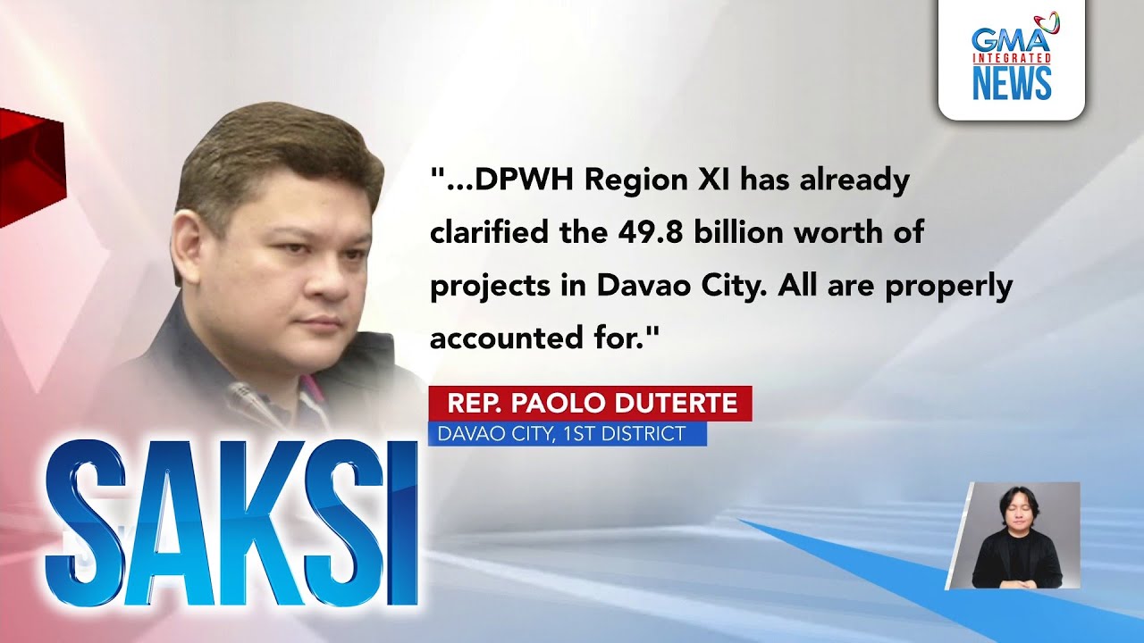 Cong. Paolo Duterte, iginiit na walang ghost project sa Davao City ...