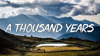 A Thousand Years - Christina Perri (Lyrics) || Adele, Keane (Mix Lyrics)