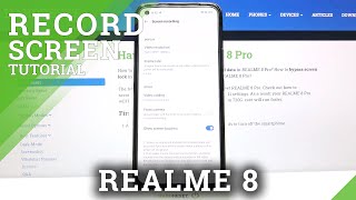 How to Enable/Disable Screen Touches in REALME 8 Screen Recorder screenshot 5