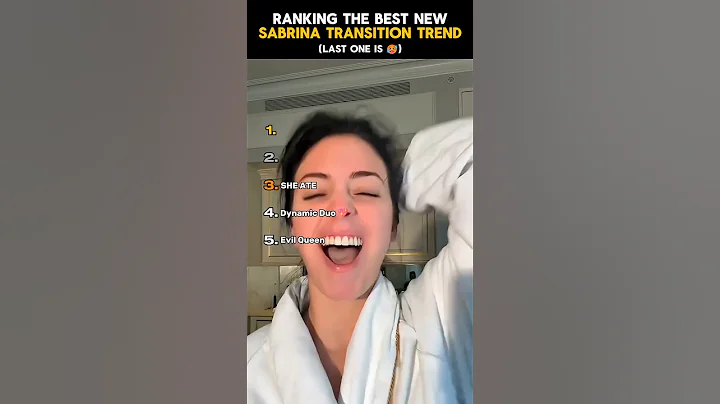 Ranking The Best New Sabrina Transition Trend (part 2) #shorts #best #beautiful #makeup