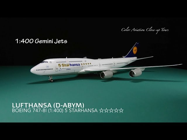 1:400 Lufthansa D-ABYM Boeing 747-8i 5 Starhansa Gemini Jets 2018