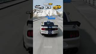 Ford Mustang VS Dodge Charger 🔥 | BeamNG Drive | #shorts
