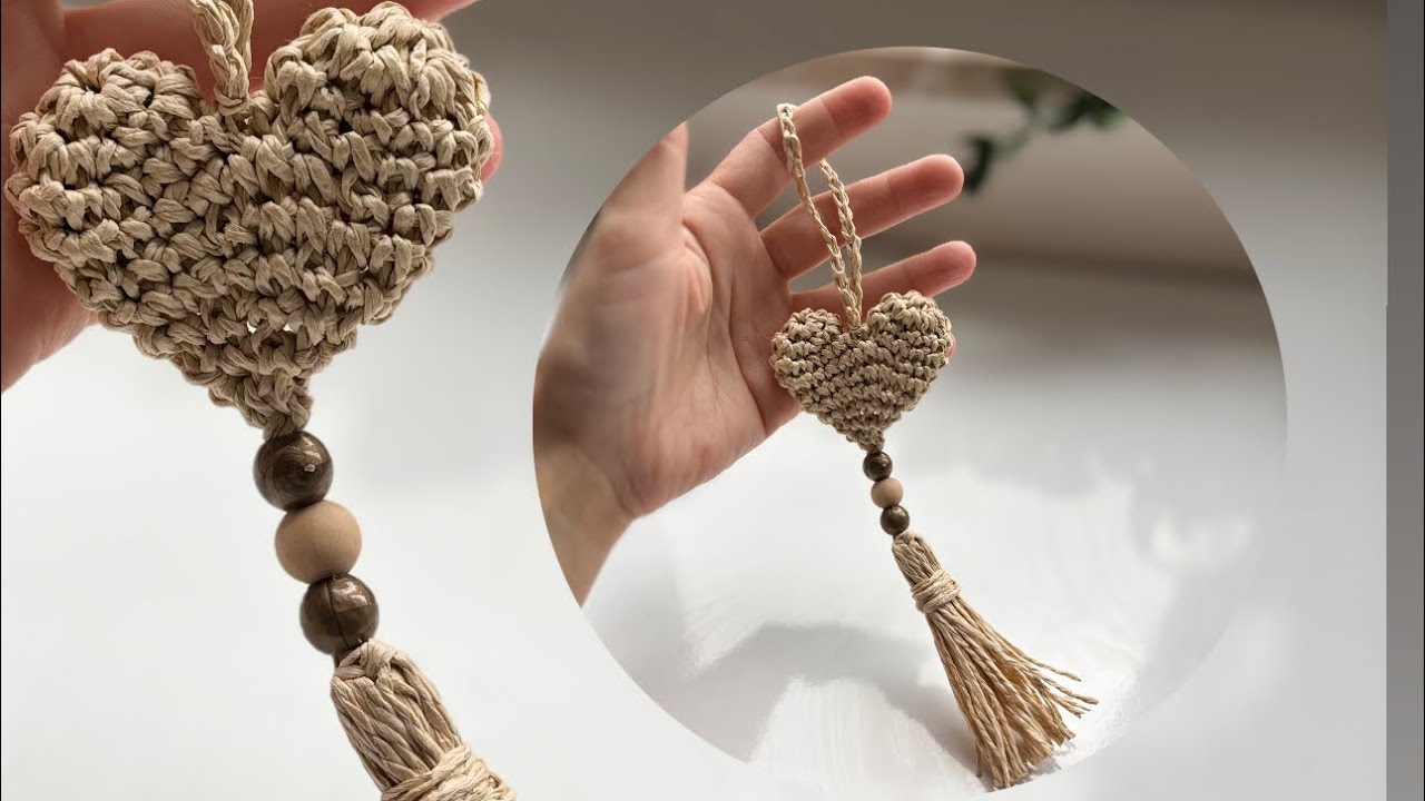 Kağıt ipten kalp aksesuar yapımı