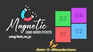 Celebrity Magnetic Mousemove Effect using html_css_ Js.#programming#javascript #html #css #coding #html5.#code Profile