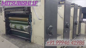 MITSUBISHI 1F FOUR COLOUR OFFSET PRINTING MACHINE @victory graphics @Mitsubishi @printing machine