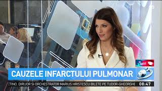 Sfat de Sănătate. Factorii de risc ai infarctului pulmonar