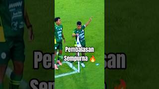 Gustavo Tocantins returns Everton Nascimento's celebration, PSS Sleman vs Garudayaksa #football