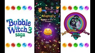 Bubble Witch Saga 3 - Level 821 - 825 - Gameplay