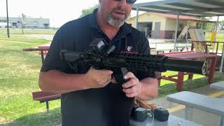 🔥The smoothest & quietest Micro AR15 Pistol.  Suppressed AR 57.  5.7x28