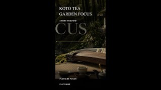 Koto Tea Garden Focus | Calm Study Loop #Shorts