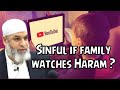 Am I sinful if my family watches Haram things on Internet with Wi-Fi?  Sh. Karim AbuZaid