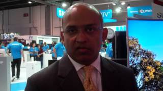 VINOD NAIR, GM of CTV Business at Samsung speaks to WILLIAM FARIA screenshot 5