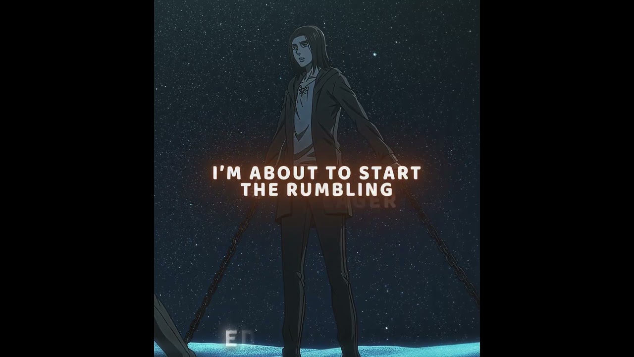 "Bro Entered In Endgame" | Eren Yeager - Attack On Titan Edit | Montagem Supersonic (Slowed)