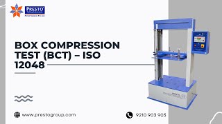 Box Compression Test (BCT) as per ISO 12048 | Stacking Strength of Corrugated Boxes Explained Profile
