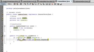 Java Basic 54 pelajaran dynamic stack dg interface