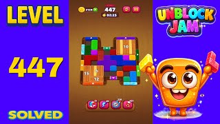 Unblock Jam Level 447 Walkthrough Solution
