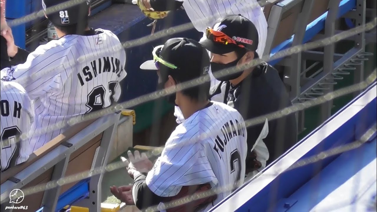 試合前の和田康士朗と藤原恭大 20201031 - YouTube